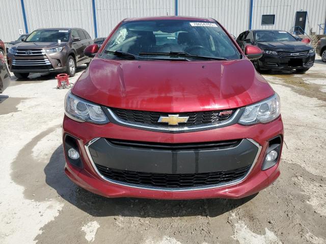 1G1JD6SB5K4112906 - 2019 CHEVROLET SONIC LT MAROON photo 5