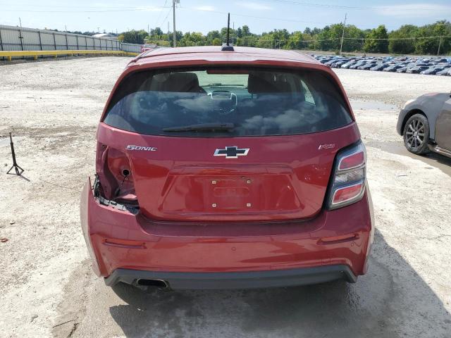 1G1JD6SB5K4112906 - 2019 CHEVROLET SONIC LT MAROON photo 6