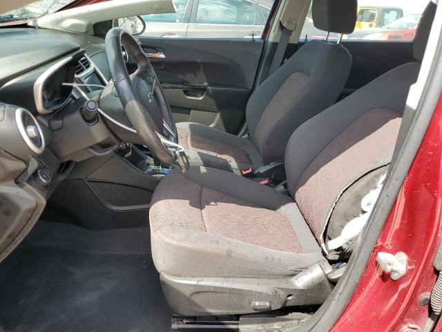 1G1JD6SB5K4112906 - 2019 CHEVROLET SONIC LT MAROON photo 7
