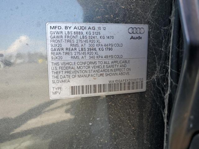 WA1DGAFEXDD007133 - 2013 AUDI Q7 PRESTIGE Boz foto 13