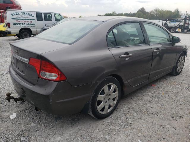 19XFA16519E001601 - 2009 HONDA CIVIC LX GRAY photo 3