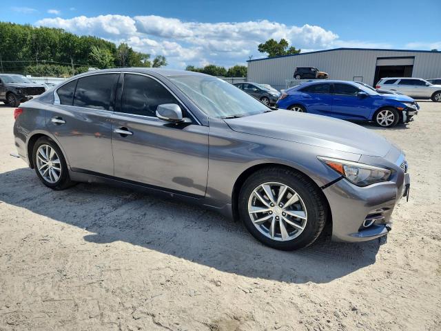 JN1BV7AR4FM418212 - 2015 INFINITI Q50 BASE SILVER photo 4