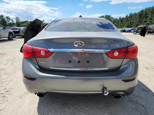 JN1BV7AR4FM418212 - 2015 INFINITI Q50 BASE SILVER photo 6