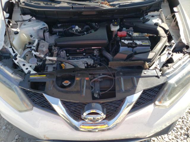 5N1AT2MT0FC841492 - 2015 NISSAN ROGUE S WHITE photo 12