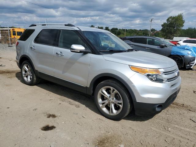 1FM5K8F81EGC48845 - 2014 FORD EXPLORER LIMITED SILVER photo 4