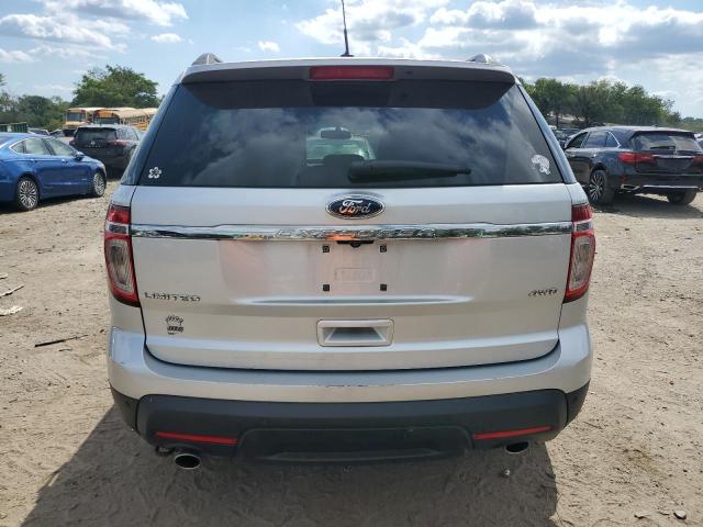 1FM5K8F81EGC48845 - 2014 FORD EXPLORER LIMITED SILVER photo 6