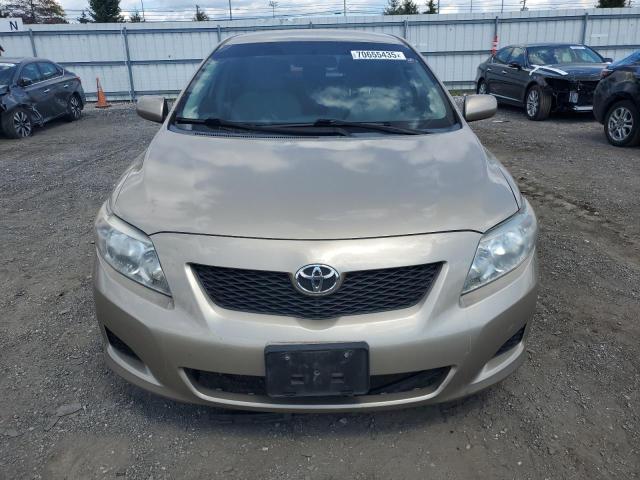 2T1BU4EE6AC371549 - 2010 TOYOTA COROLLA BASE GRAY photo 5