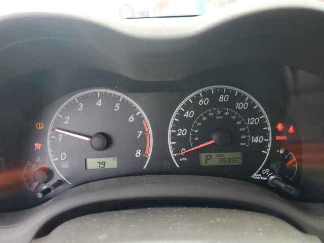 2T1BU4EE6AC371549 - 2010 TOYOTA COROLLA BASE GRAY photo 9