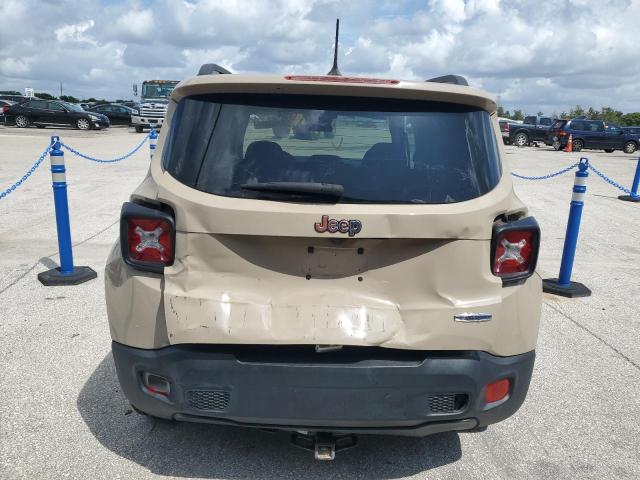 ZACCJABT2GPD53397 - 2016 JEEP RENEGADE LATITUDE TAN photo 6