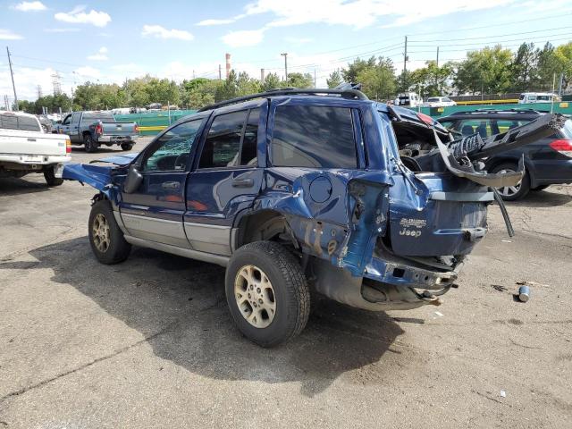 1J4GW48N2YC136669 - 2000 JEEP GRAND CHEROKEE LAREDO 蓝色 照片 2