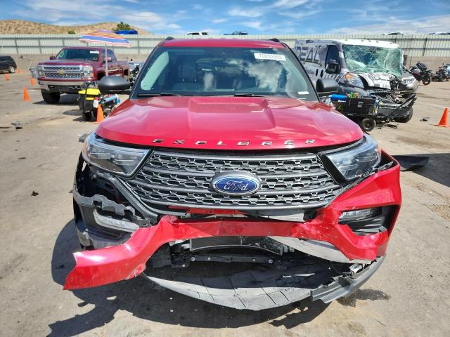 1FMSK8DH9MGA05241 - 2021 FORD EXPLORER XLT Czerwony zdjęcie 5