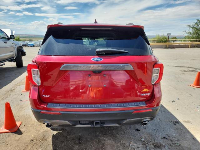 1FMSK8DH9MGA05241 - 2021 FORD EXPLORER XLT Czerwony zdjęcie 6