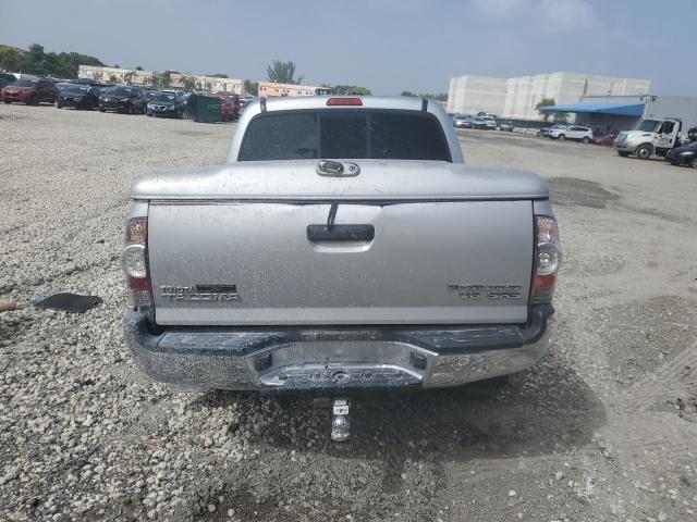 5TFJU4GNXBX006884 - 2011 TOYOTA TACOMA DOUBLE CAB PRERUNNER SILVER photo 6