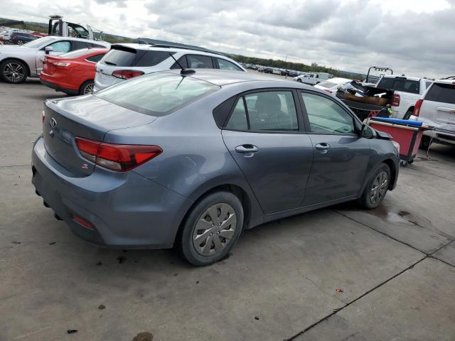 3KPA24AB6KE164689 - 2019 KIA RIO S GRAY photo 3