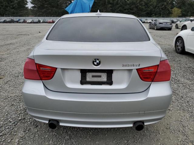 WBAPM5C56BE435499 - 2011 BMW 335 I SILVER photo 6