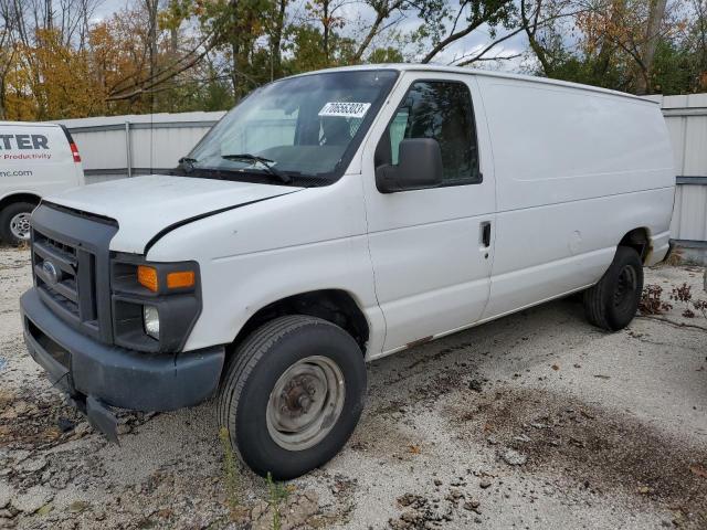 1FTSE3EL3EDA02680 - 2014 FORD ECONOLINE E350 SUPER DUTY VAN WHITE photo 1