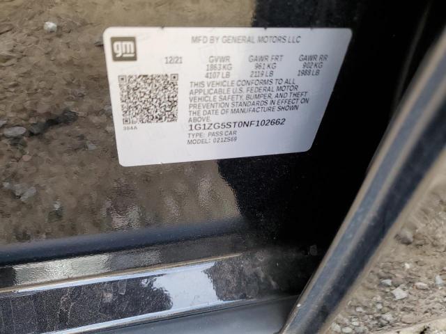 1G1ZG5ST0NF102662 - 2022 CHEVROLET MALIBU RS 黑色 照片 13