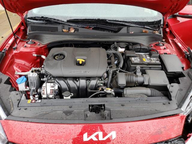 3KPF24AD0PE630891 - 2023 KIA FORTE LX RED photo 11