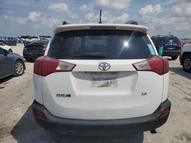2T3ZFREVXFW149311 - 2015 TOYOTA RAV4 LE WHITE photo 6