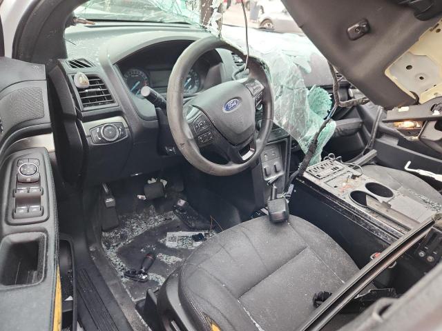 1FM5K8ARXJGA85011 - 2018 FORD EXPLORER POLICE INTERCEPTOR Ақ фото 8