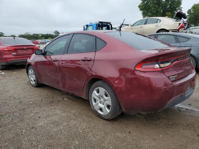 1C3CDFAA3FD301766 - 2015 DODGE DART SE RED photo 2