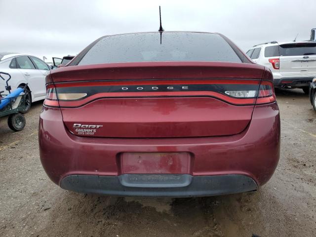 1C3CDFAA3FD301766 - 2015 DODGE DART SE RED photo 6