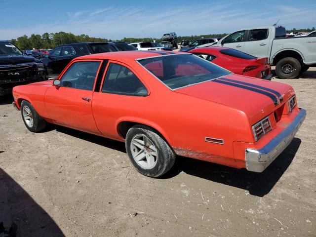 1X27D6L116050 - 1976 CHEVROLET NOVA ORANGE photo 2