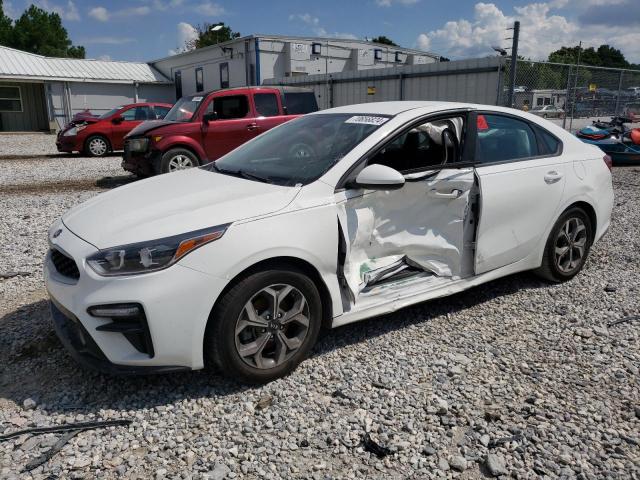 3KPF24AD2KE114637 - 2019 KIA FORTE FE WHITE photo 1