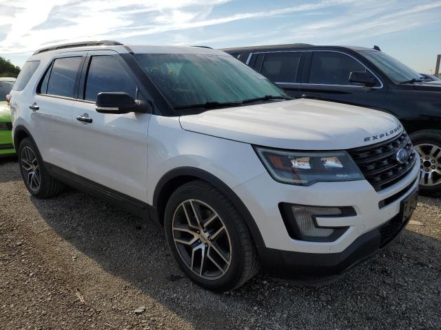 1FM5K8GT6GGB18551 - 2016 FORD EXPLORER SPORT Белый фото 4