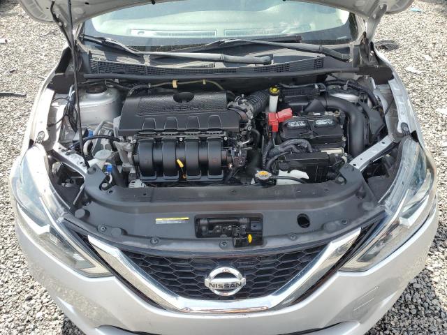 3N1AB7AP6KY397244 - 2019 NISSAN SENTRA S 银色 照片 11