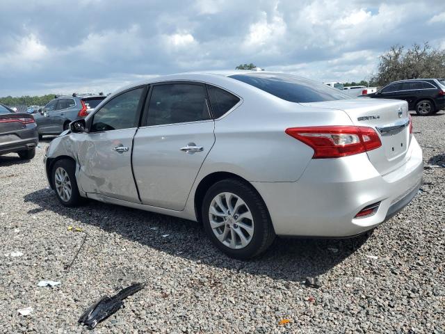 3N1AB7AP6KY397244 - 2019 NISSAN SENTRA S 银色 照片 2