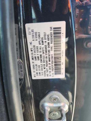 1HGCP2F79CA129671 - 2012 HONDA ACCORD EX BLACK photo 13