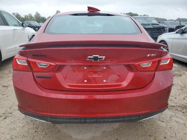 1G1ZG5ST6NF178130 - 2022 CHEVROLET MALIBU RS Темно-червоний фото 6