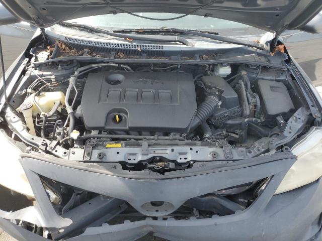 2T1BU4EE9CC859008 - 2012 TOYOTA COROLLA BASE GRAY photo 11