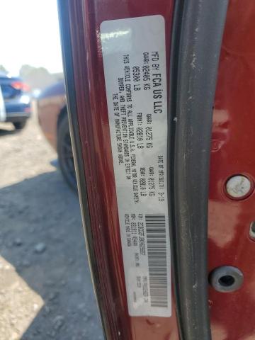 2C3CDZFJ8KH625657 - 2019 DODGE CHALLENGER R/T SCAT PACK BURGUNDY photo 12