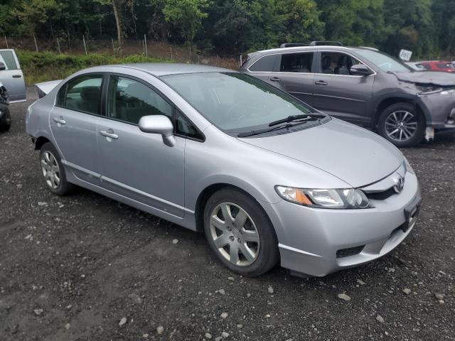 19XFA1F51BE038430 - 2011 HONDA CIVIC LX SILVER photo 4
