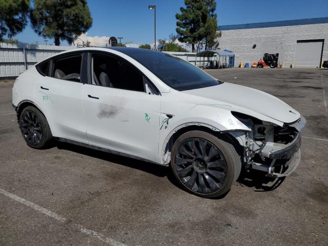 7SAYGDEF0NF443280 - 2022 TESLA MODEL Y თეთრი ფოტო 4