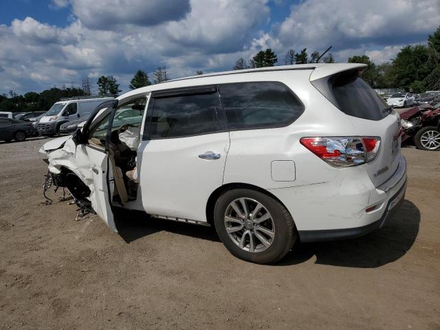 5N1AR2MM6DC639647 - 2013 NISSAN PATHFINDER S WHITE photo 2