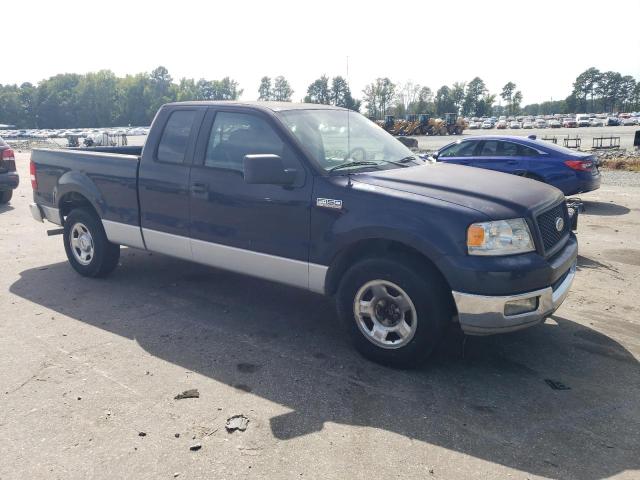 1FTPX12575NA48890 - 2005 FORD F150 BLUE photo 4