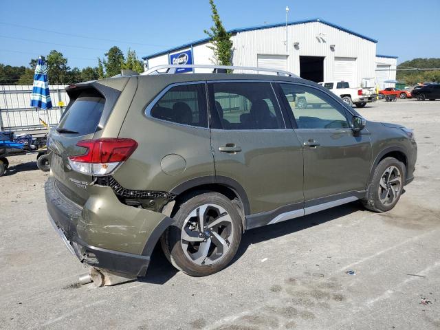 JF2SKARC7NH459543 - 2022 SUBARU FORESTER TOURING 绿色 照片 3