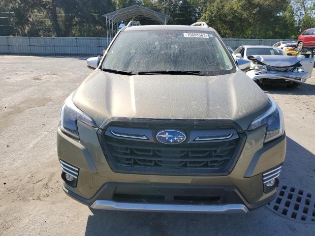 JF2SKARC7NH459543 - 2022 SUBARU FORESTER TOURING 绿色 照片 5