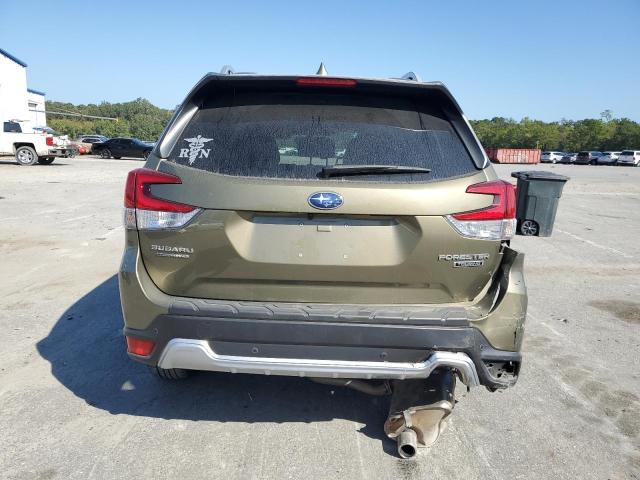 JF2SKARC7NH459543 - 2022 SUBARU FORESTER TOURING 绿色 照片 6