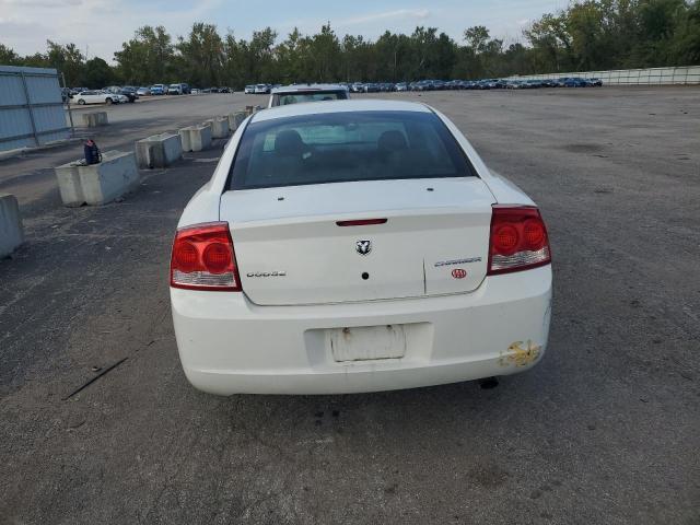 2B3AA4CV6AH117340 - 2010 DODGE CHARGER WHITE photo 6