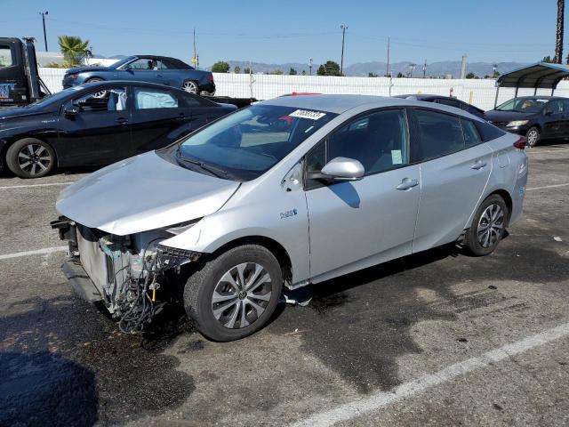 JTDKAMFP5M3194675 - 2021 TOYOTA PRIUS PRIM LE SILVER photo 1