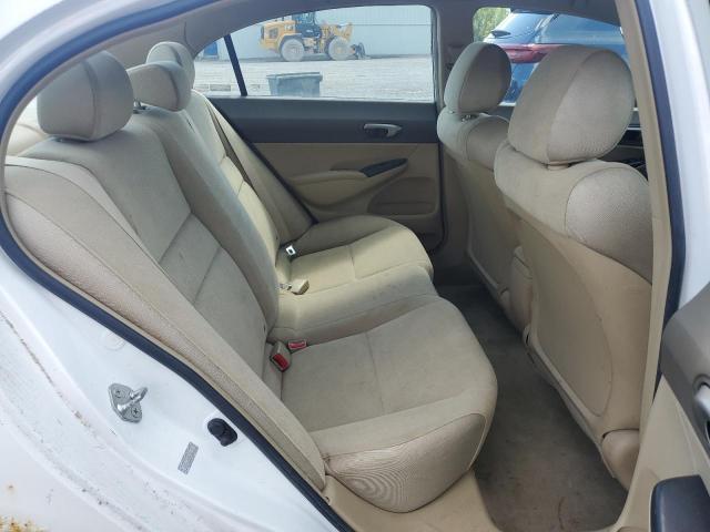 2HGFA16508H350172 - 2008 HONDA CIVIC LX WHITE photo 10