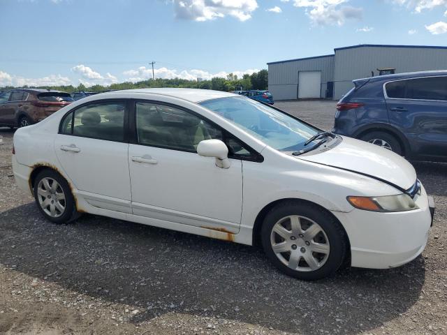 2HGFA16508H350172 - 2008 HONDA CIVIC LX WHITE photo 4