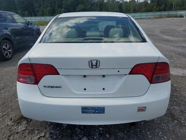 2HGFA16508H350172 - 2008 HONDA CIVIC LX WHITE photo 6