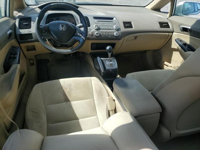 2HGFA16508H350172 - 2008 HONDA CIVIC LX WHITE photo 8