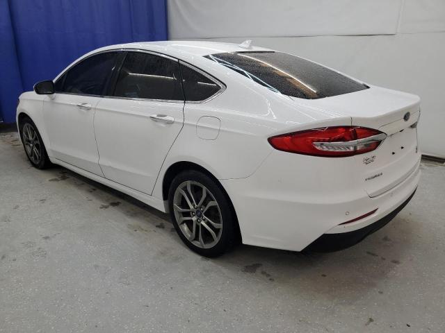 3FA6P0CD2KR142024 - 2019 FORD FUSION SEL WHITE photo 2