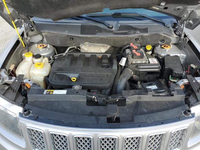 1C4NJDEB2GD639519 - 2016 JEEP COMPASS LATITUDE SILVER photo 12